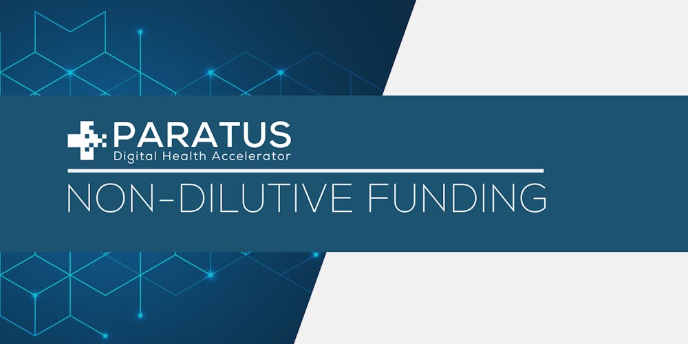 Banner image for Paratus Digital Health Accelerator — Non-dilutive funding